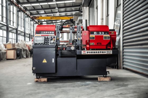 Aerospace Manufacturing Horizontal Band Saw Machine 4kw Vertical Bandsaw For Metal