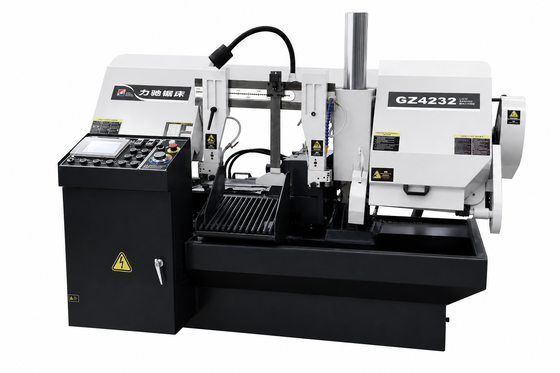 GZ4232 CNC Automatic Horizontal Band Saw with φ320 mm Cutting Capacity Four-Speed Blade Selection and ±0.2 mm Cutting Tolerance