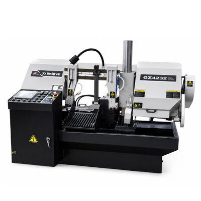 GZ4232 CNC Horizontal Metal Band Saw Hydraulic Feeding Linear Encoder Positioning