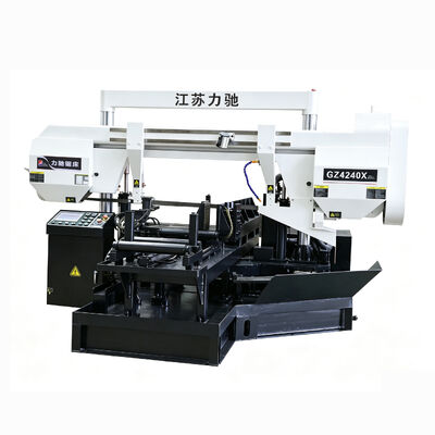 GZ4240X 45 Degree Angle Cutting CNC Gantry Band Saw Machine For Steel Profile 