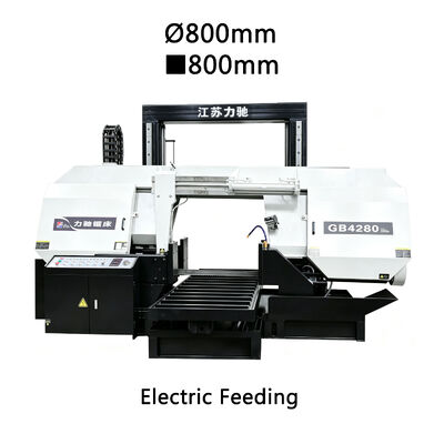 GB4280 Gantry Horizontal Band Saw Machine with Electric Feeding for Metal Fabrication