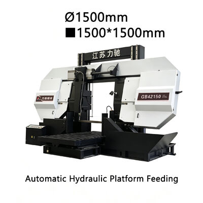 GB42150 Gantry Horizontal Band Saw Machine With Automatic Hydraulic Platform Feeding