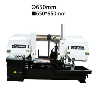 GZ4265 CNC Horizontal Band Saw Machine For Round Bar Plate Tube Metal Cutting Work