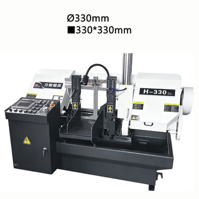 H-330 Semi Automatic Metal Band Saw Machine Hydraulic Cutting Equipment