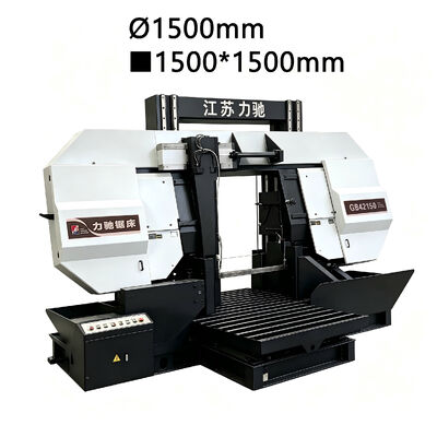 GB42150 Gantry Horizontal Band Saw Machine With Hydraulic Platform Feeding System