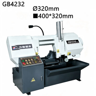 GB4232 Twin Column Horizontal Band Saw Machine For Metal Cutting Manufacturer