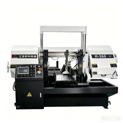 H-360 Horizontal Metal Band Saw Machine Multi Speed for Industrial Steel Bar Cutting