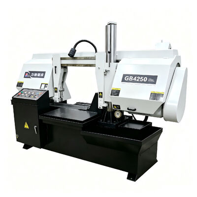 GB4250 High efficiency metal cutting band saw for rail transit ship building process 