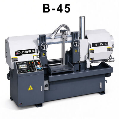 B‑45 CNC Metal Band Saw Machine Hydraulic Clamping for Mass Steel Cutting