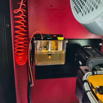 Angled Push CNC Circular Saw Machine Red Black Industrial JSSCD-120NC/X