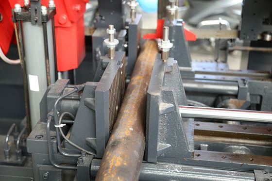 Red Black Metal Cutting Band Saw Customized  Horizontal Metal