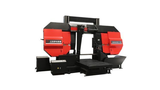 GB4232 Square Bar Angle Bar Metal Cutting Band Saw Horizontal Customized