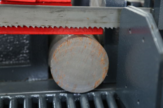 GB4028X Industrial 63° Angle Cutting Band Saw Machine for Steel and Metal