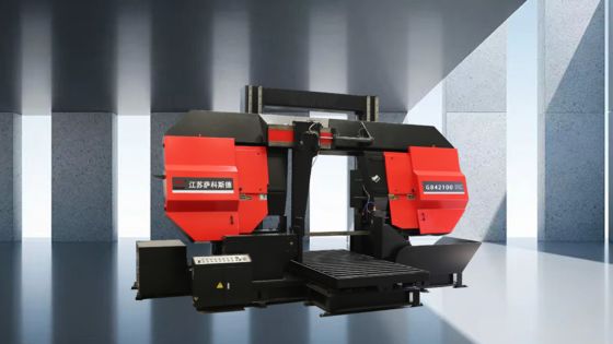 GB42100 Metal Band Sawing Machine Metal Cutting Horizontal Metal Bandsaw