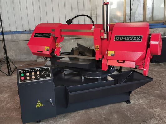 320mm CNC Automatic Band Saw with φ320 mm Cutting Capacity Hydraulic Infinitely Variable Feed and Bundle Cutting Capability