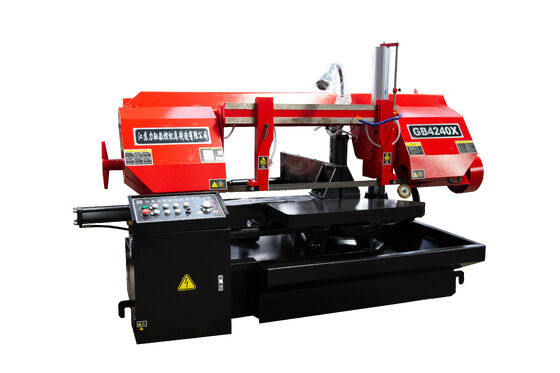 CNC Automatic Horizontal Band Saw  For Metal Cutting φ400 mm