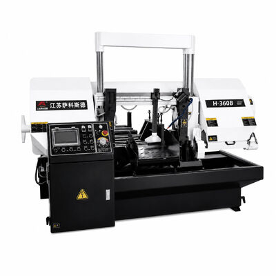 H-360B CNC Metal Cutting Semi Automatic Band Saw Machine Horizontal