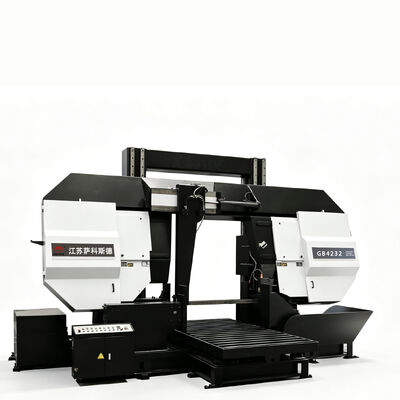 GB4232 Square Bar Angle Bar Metal Cutting Band Saw Horizontal Customized