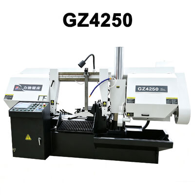 GZ4250 Heavy Duty Fully Automatic Horizontal Bandsaw  Cut Between Two Vises