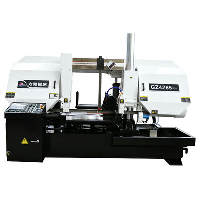 GZ4265 CNC Horizontal Band Saw Machine For Round Bar Plate Tube Metal Cutting Work