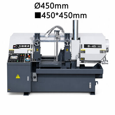 B-45 Precision CNC Horizontal Band Saw Machine For Alloy Steel Solid Bar Processing