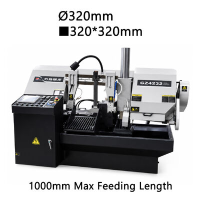 GZ4232 High Precision CNC Band Saw Machine With 1000mm Max Feeding Length