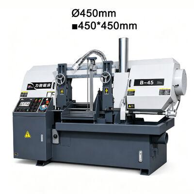 B-45 CNC Metal Cutting Band Saw Machine Auto Feeding  For Steel Bar Workpiece