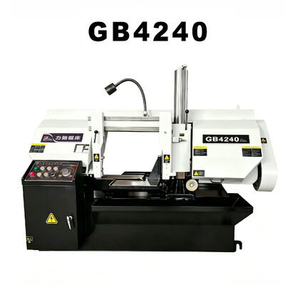 GB4240 Main Auxiliary Column Horizontal Bandsaw Metal Sawing Machine