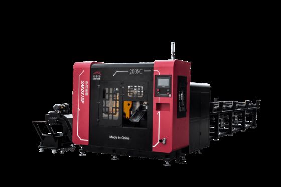 Automated Multifunction Circular Saw 22KW  High Speed Horizontal Push